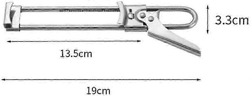Adjustable Stainless Steel Can Opener, Multi-Function Jar & Bottle Opener