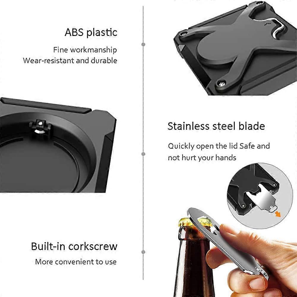 Manual Portable Can Opener, Labor-Saving, No Sharp Edges, Beer Bar Tool