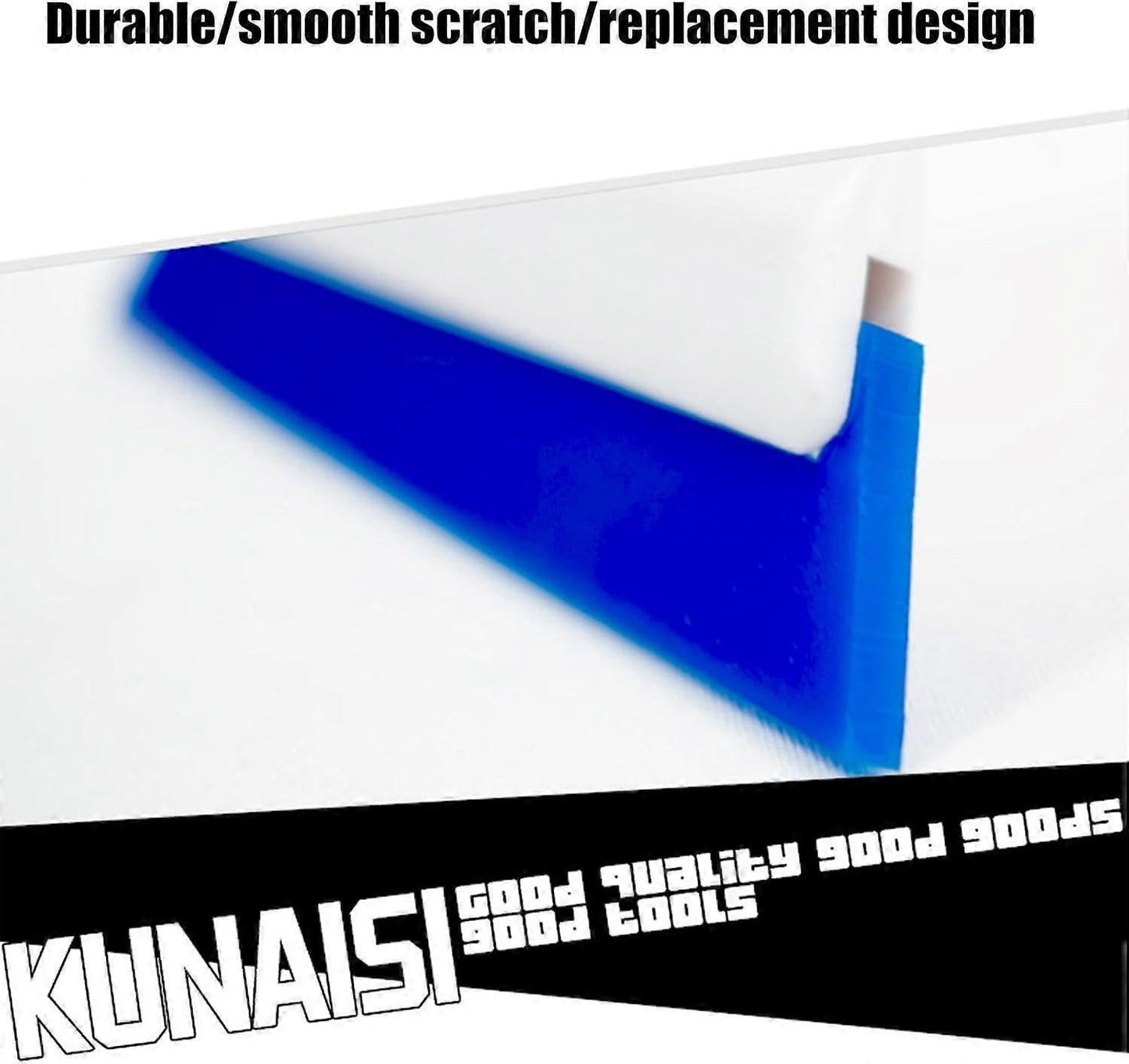 Car Windshield Squeegee with Ergonomic Handle, Blue