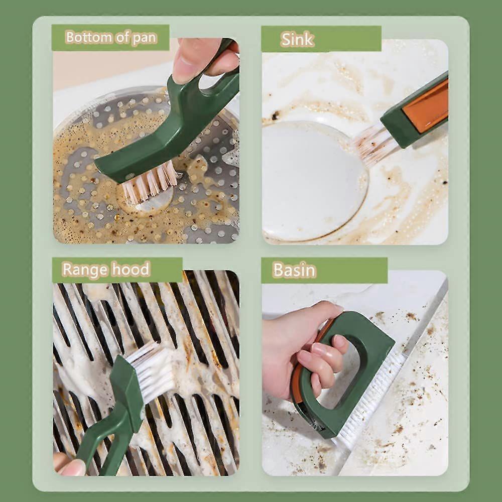 Cleaning Brush Kit for Grout, Gaps, Bathroom & Kitchen Floor