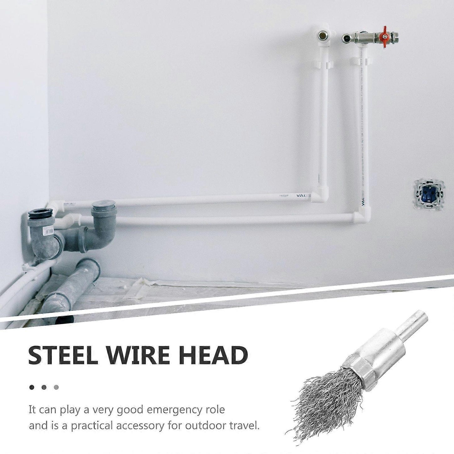 Stainless Steel Wire Brush, Heavy-Duty Cleaning Tool