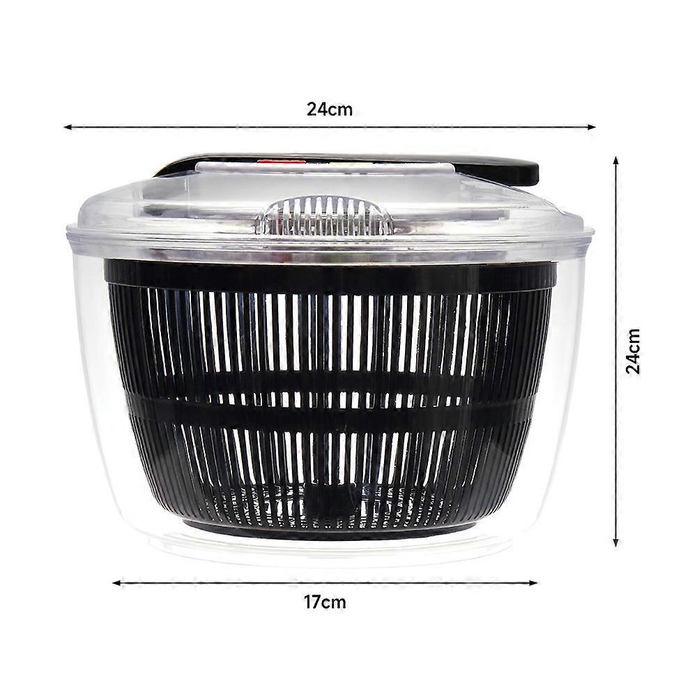5L Salad Spinner with Innovative Large Capacity Bowl Kitchen Tool