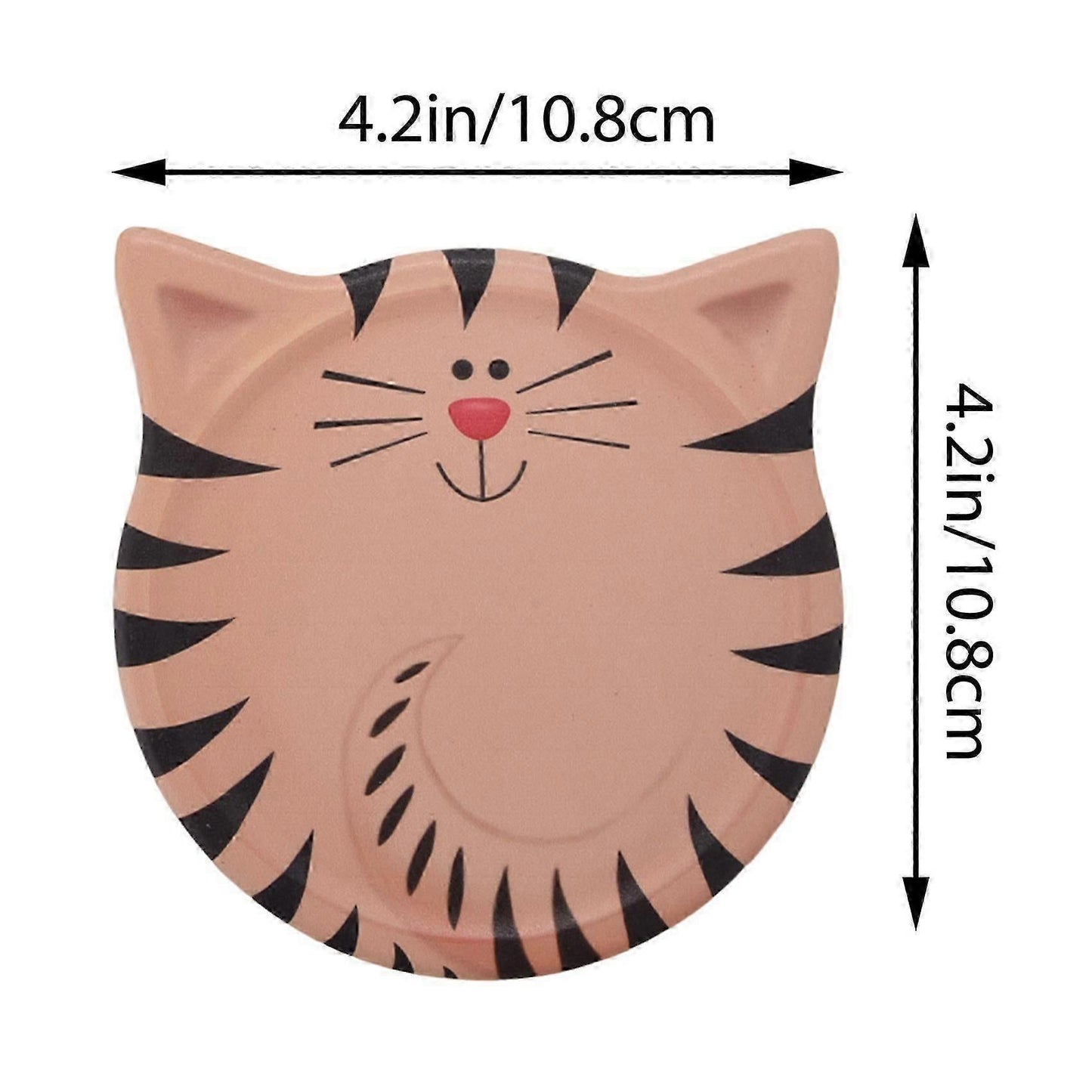 4pcs Absorbent Ceramic Drink Coasters Cute Design for Coffee Milk Tea