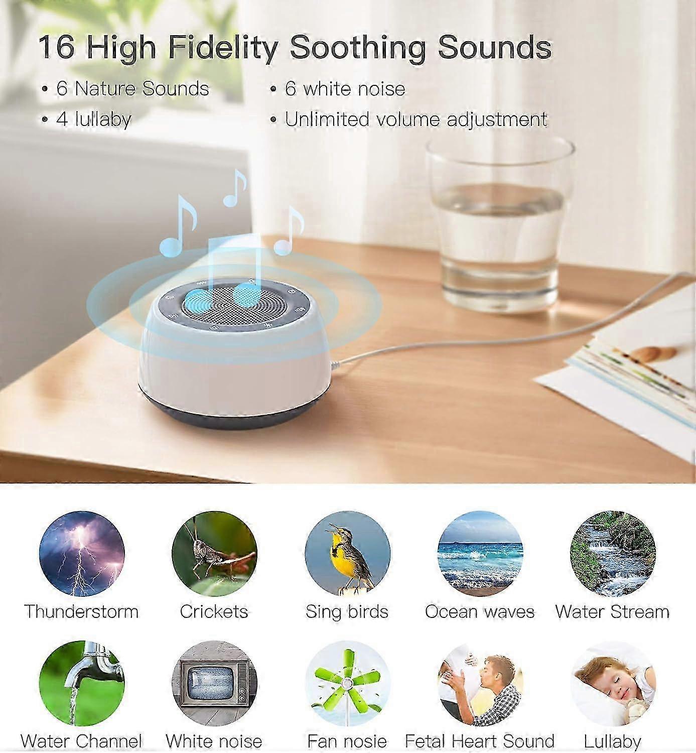 Sleep Companion White Noise Machine with Nature Sounds