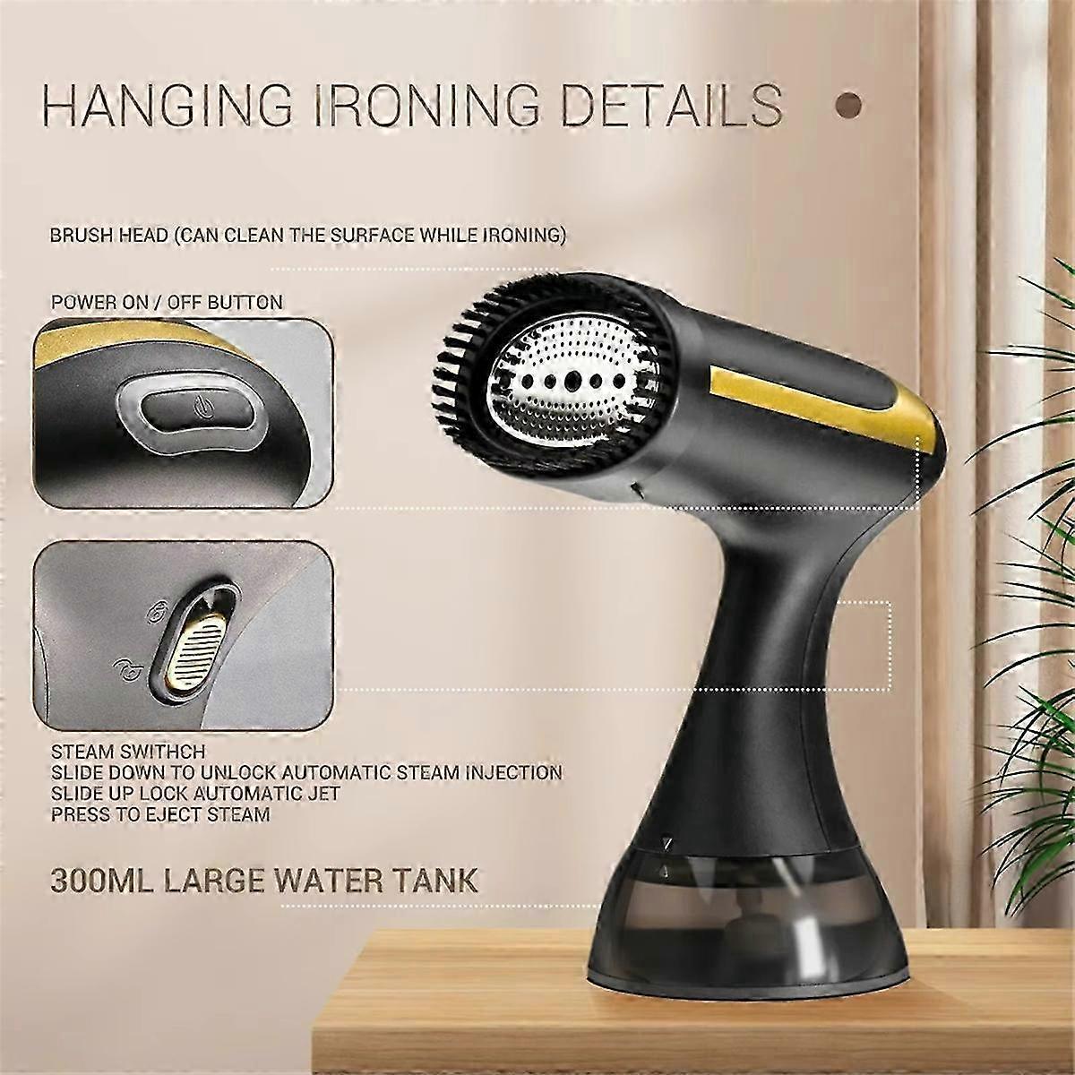 1500W Fast Heat Handheld Fabric Steamer Portable Garment Steamer for Home Use