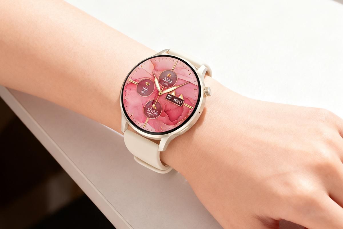 Women Fashion Smartwatch with Heart Rate and Sleep Monitoring IP67 Waterproof