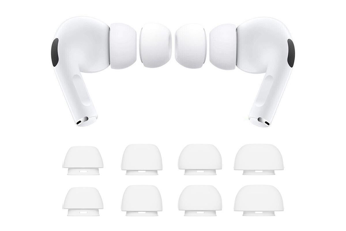 4 Pairs Replacement Ear Tips For AirPods Pro 2nd 1st Generation With Portable Storage Box