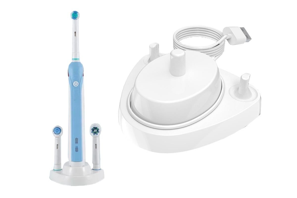 Electric Toothbrush Replacement Charger USB Charger Dock for Braun Oral B Electric Toothbrush Portable Charging Base