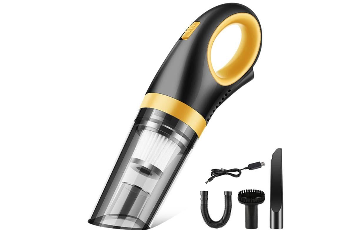 120W Cordless Car Vacuum Cleaner 9000Pa Handheld Portable Vacuum for Home Auto - Black