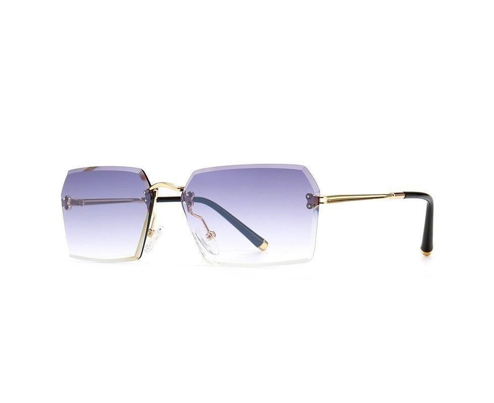 Fashion Rimless Sunglasses Women Luxury Brand Sun Glasses Female Eyewear Square Retro Lens UV400 Men Glasses