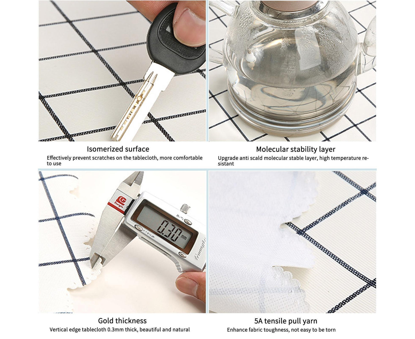 Xmas Table Mat Waterproof Heat Insulation-A