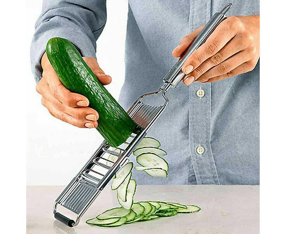 Multi-Purpose Vegetable Slicer Peeler Stainless Steel Grater Shredder Cutter