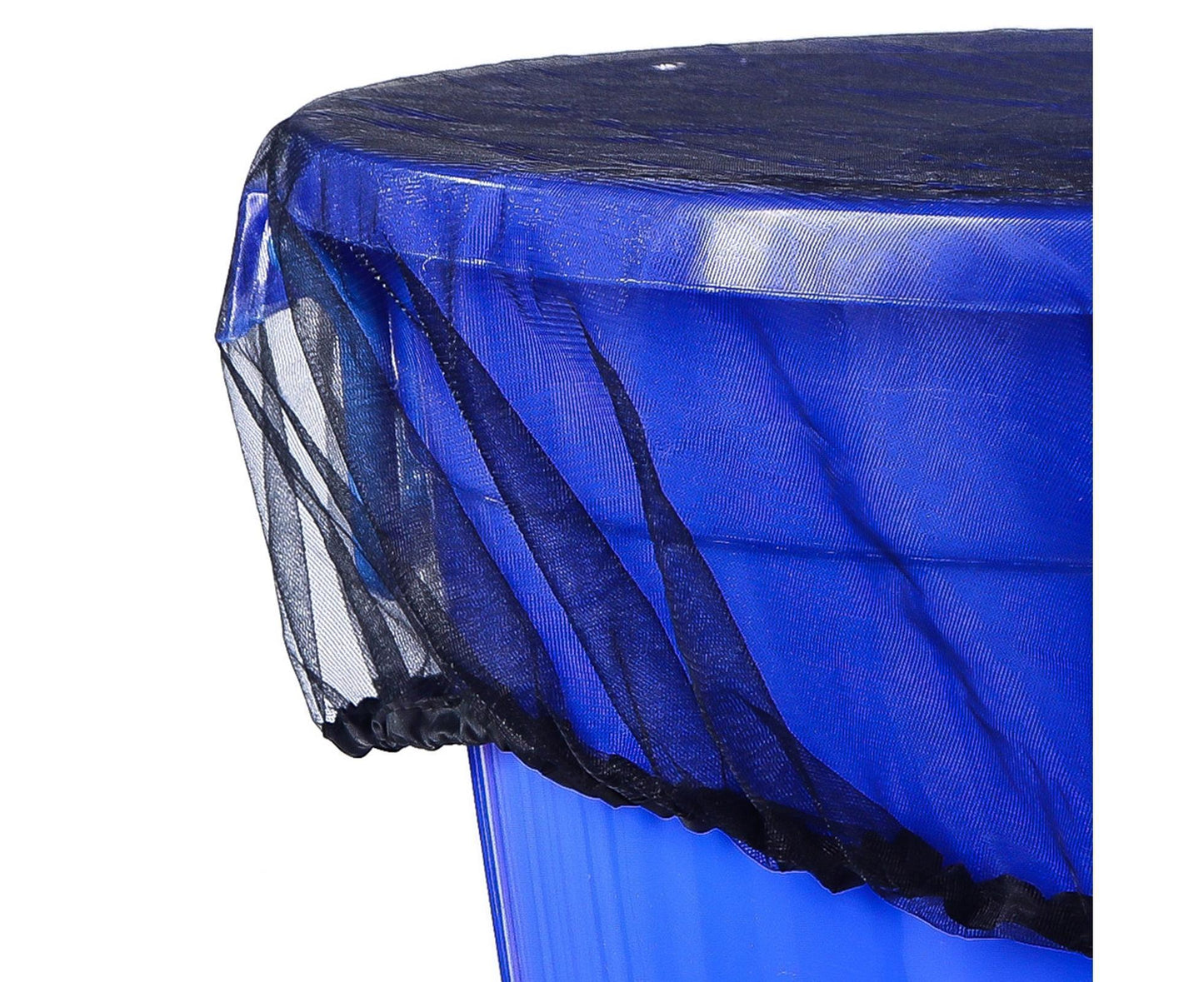 2Pcs Mesh Rain Barrel Cover - Black