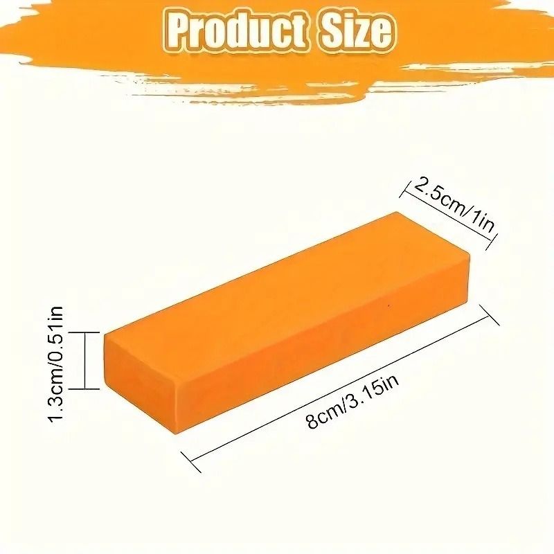 3-Pack - Stainless Steel Rust Cleaning Eraser, Multi-Purpose Stain Remover Block for Kitchen Limescale & Rust - Blue