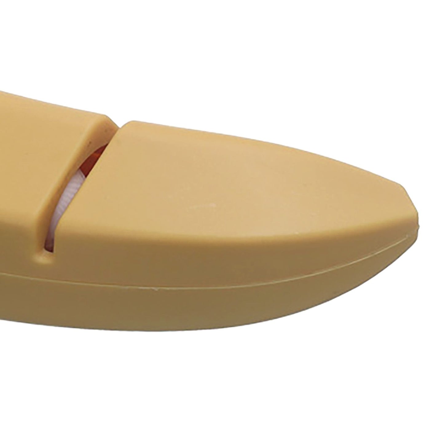 Knife Sharpener 2 Slot Kitchen Knives Sharpen Blade Sharpening Tool Banana Design Decor Yellow Standard