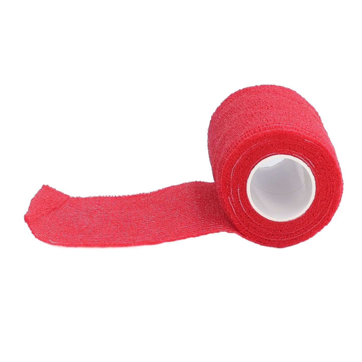12Pcs Bandage Wrap Natural Latex Elastic Self Adhesive Wrap for Cows Dogs Horses 10cm Red