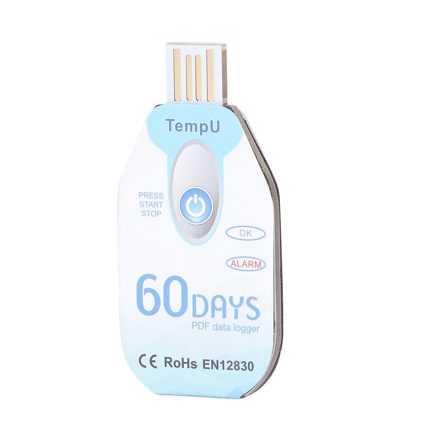 Food Temperature Recorder Portable Temperature Data Logger PDF Report USB Powered Data Logger