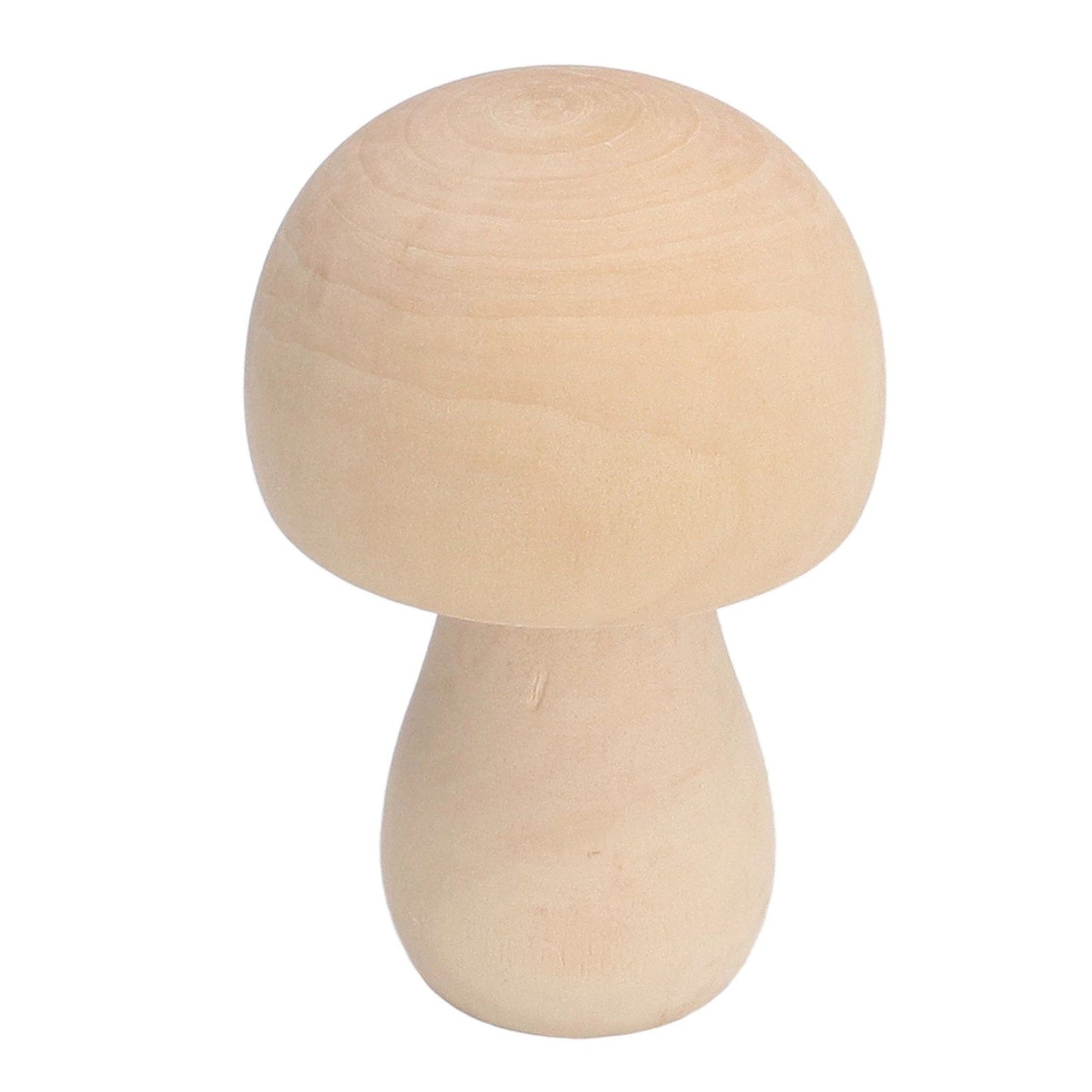 40pcs Unfinished Wooden Mushroom Unpainted Natural Wood Mushroom Decoration for DIY Decoration