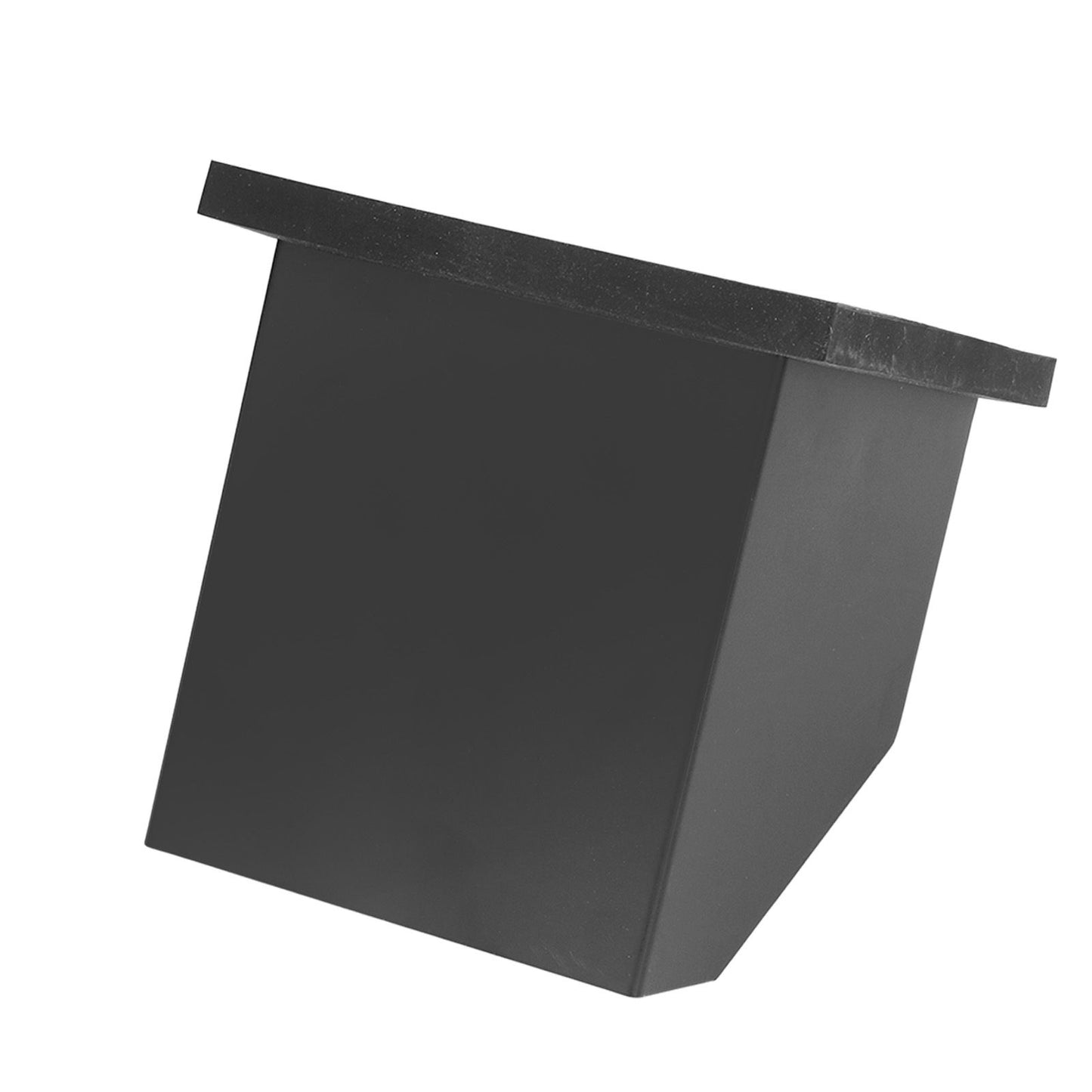 Coffee Knock Box Grounds Disposal Bin Bottomless Embedded Oblique Mouth Stainless Steel