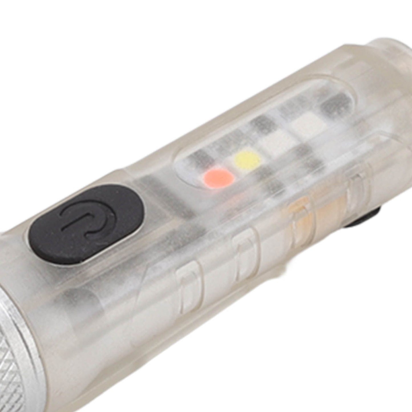 Strong Light Mini Keychain Flashlight Outdoor Portable Super Bright Multifunction LED Flashlight USB Rechargeable Fluorescent Model