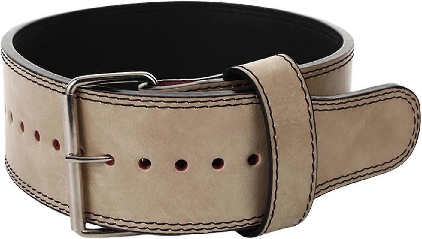 Weightlifting Belt Adjustable Fitness Training Belt for Powerlifting, Bodybuilding and Strength Training - Green L