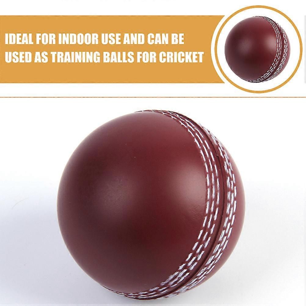 Indoor Silent Cricket Balls for Training 2Pcs Soft PU Foam Sports Equipment