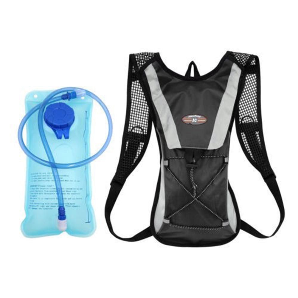 Hydration Backpack Pack with 2L Water Bladder Water Rucksack Backpack for Hiking Running Biking Red