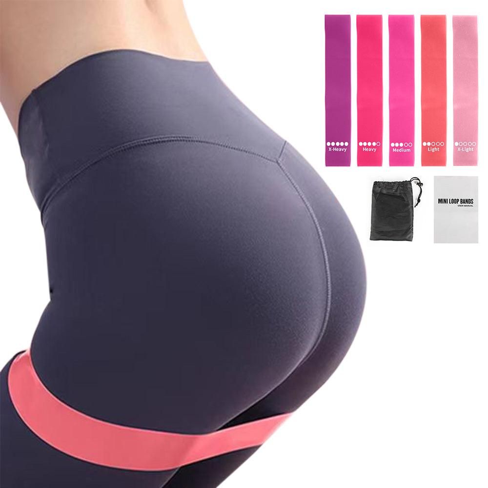 TPE Resistance Loop Exercise Bands for Fitness Strength Training Yoga and Home Gym Blue