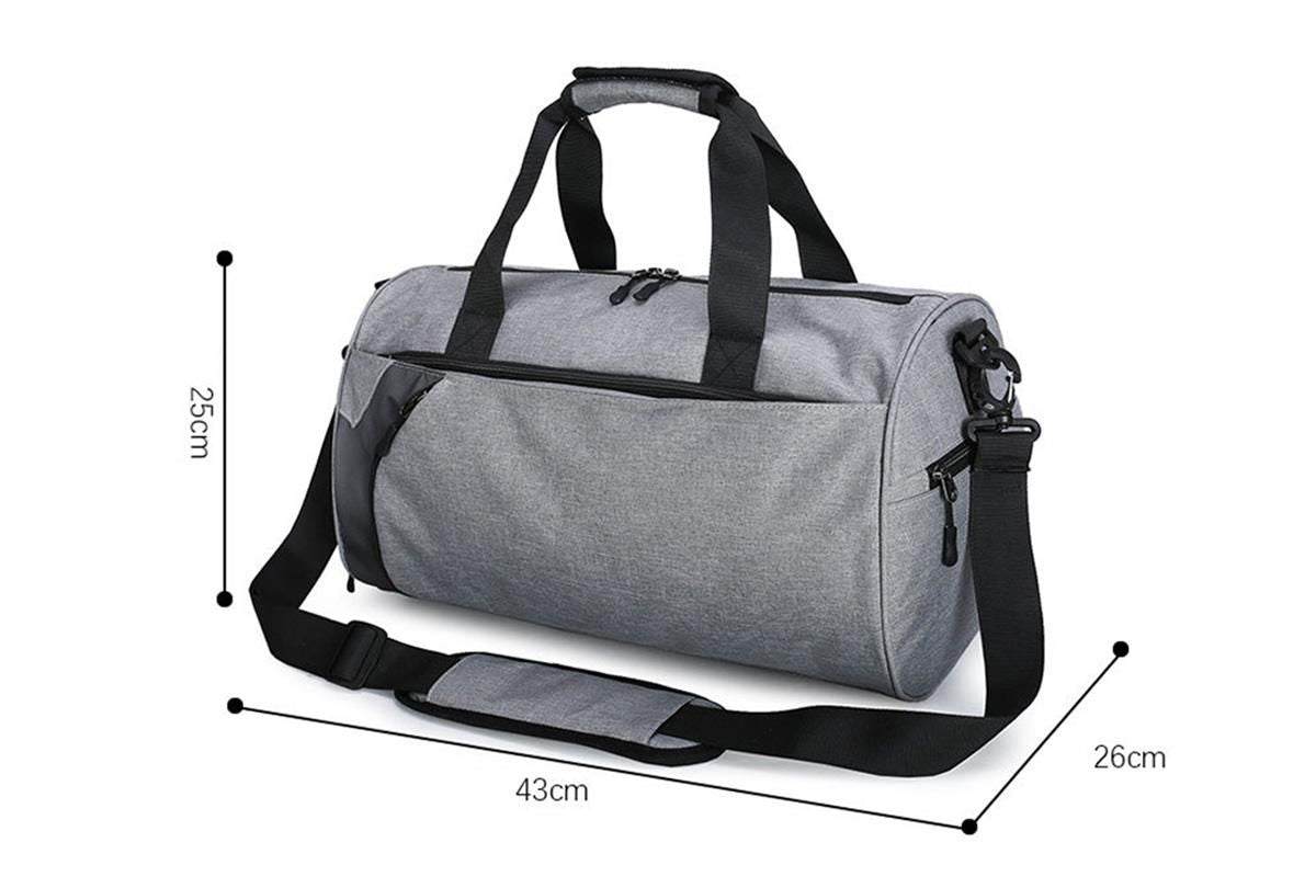 Gym Duffel Bag Travel Bag Water-Resistant Fitness Shoes Compartment Bag