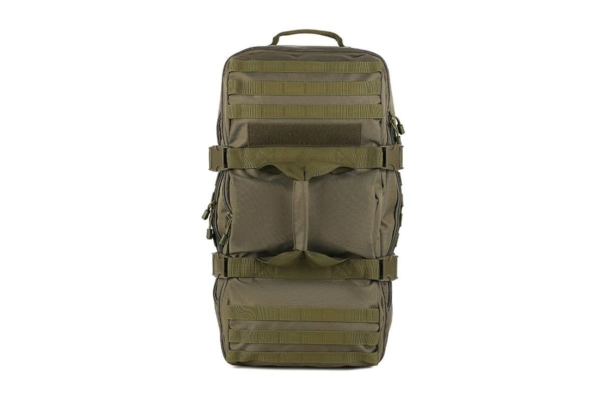 3-in-1 Duffle Bag Messenger Pack Military Tactical Backpack -Khaki
