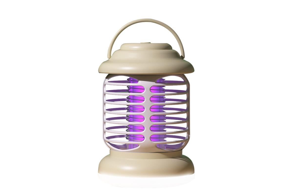 Portable Electric Mosquito Zapper Killer Lamp Trap for Indoor and Outdoor -Grey