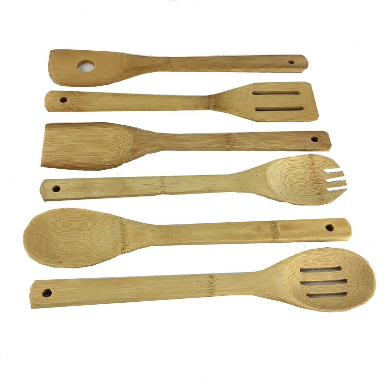 Bamboo Utensil Set Xiao Zhuyang 5 Piece Kitchen Tools Oval colander 30*6*2.5