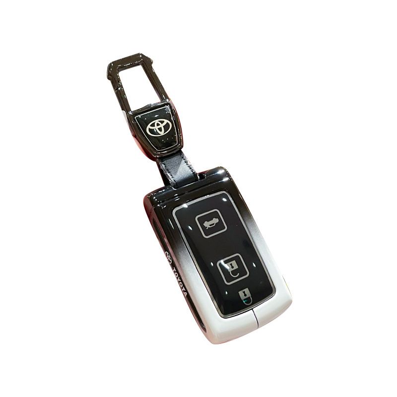 Toyota Key Case Gradient Black White Fragrant Car Island Standard M model gradient black and white single shell