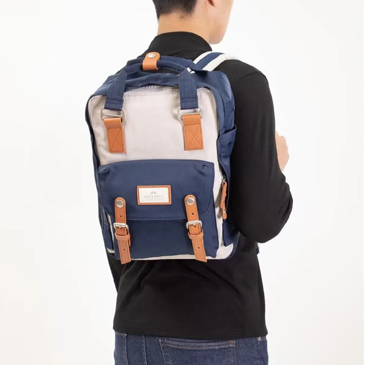 Large Capacity Backpack Laptop Travel School Bag Multi Pocket Splash Resistant