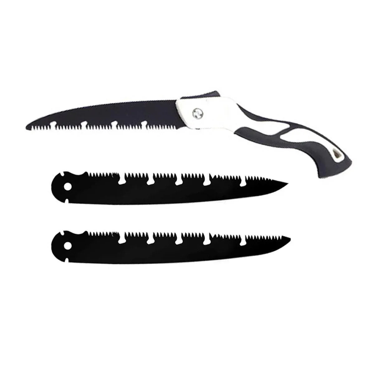 Folding Outdoor Hand Saw Portable Quick Cutting Pruning Garden Tree Logging Tool - 350mm