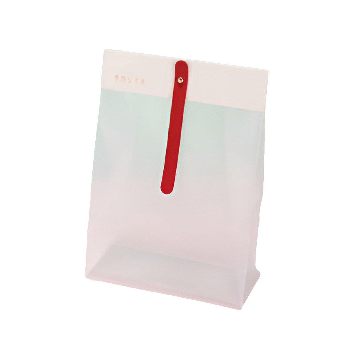 50pcs Transparent Snack Bags Biscuit Candy Bags Resealable Food Packaging - Red