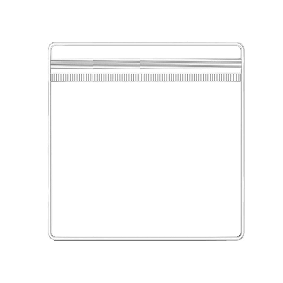 100pcs PVC Self-Sealing Jewelry Bags Anti-Oxidation Storage Dustproof Bags - 11*11cm