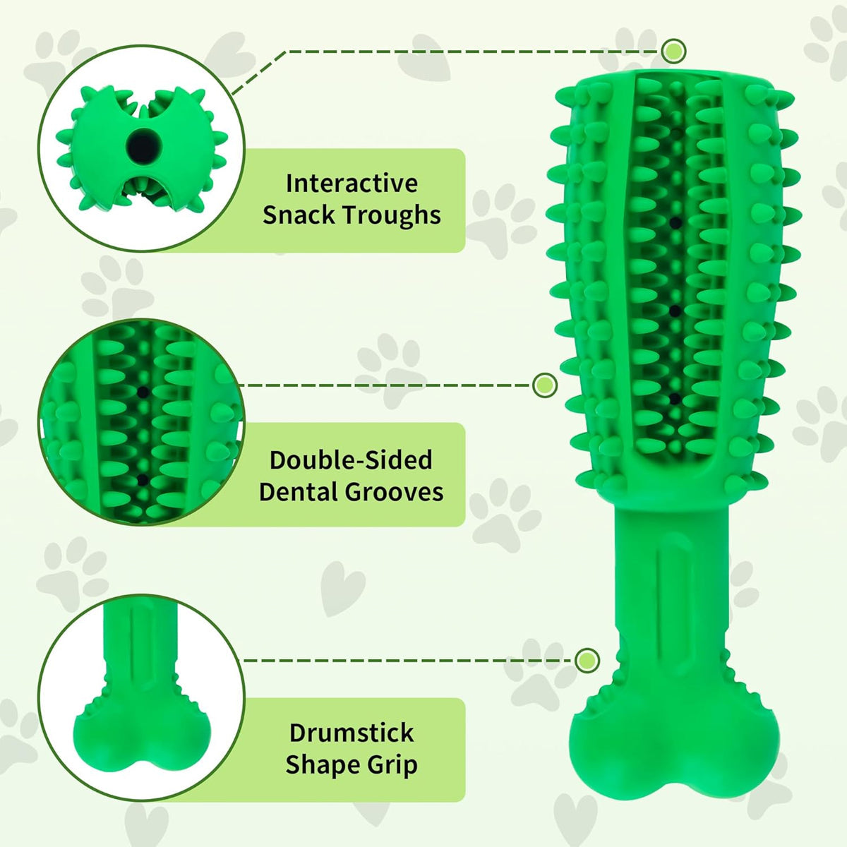 Pet Teething Sticks Dog Chew Toys Teeth Cleaning for Small Dogs Home Daily Use