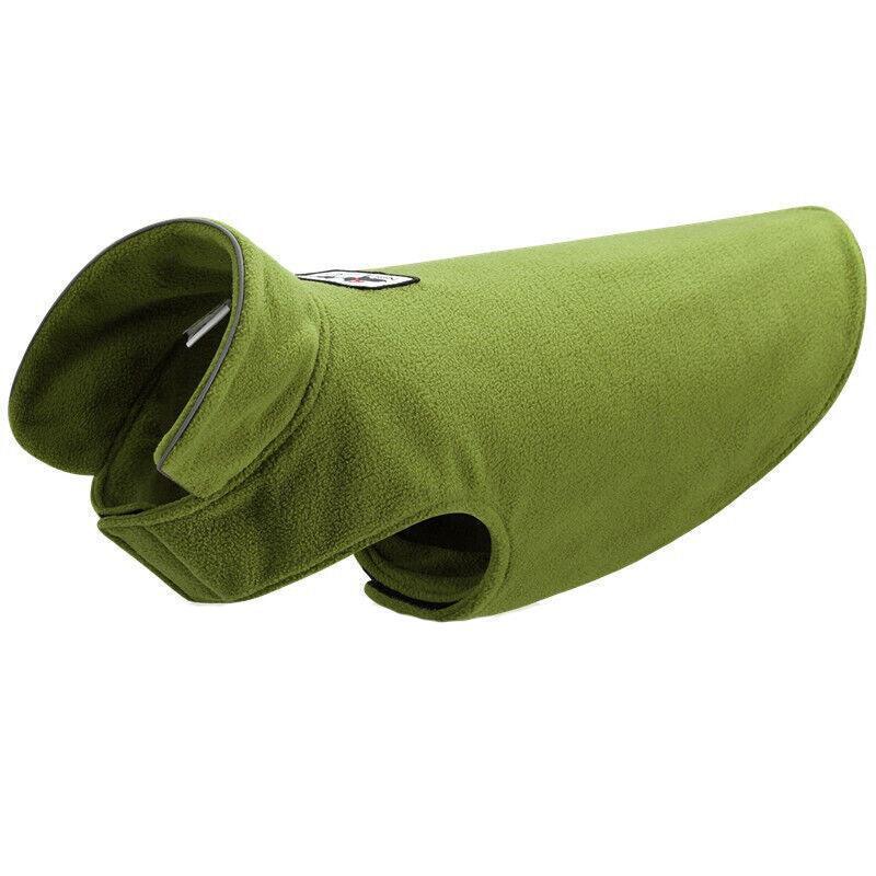 S Size Pet Dog Warm Coat Fleece Jacket Jumper Sweater Winter Puppy Vest Outfit - Green