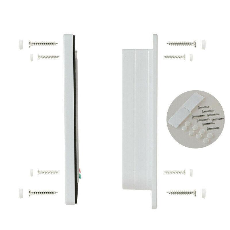 4-Way Safe Lockable Locking Pet Cat Dog Door Brushy Flap Screen L Large Size