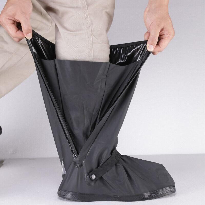 Waterproof Boot Gear Reusable Overshoe Rain Shoe Covers Anti-Slip Shoe Cover - M