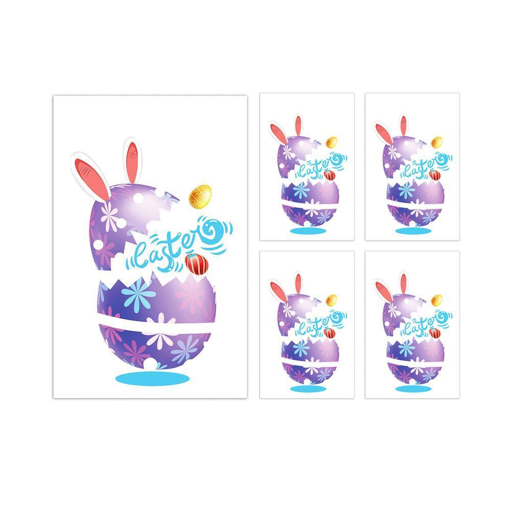Jumping Sack Race Bags 5pcs Set for Outdoor Garden Party Family Group Activity Game - Rabbit