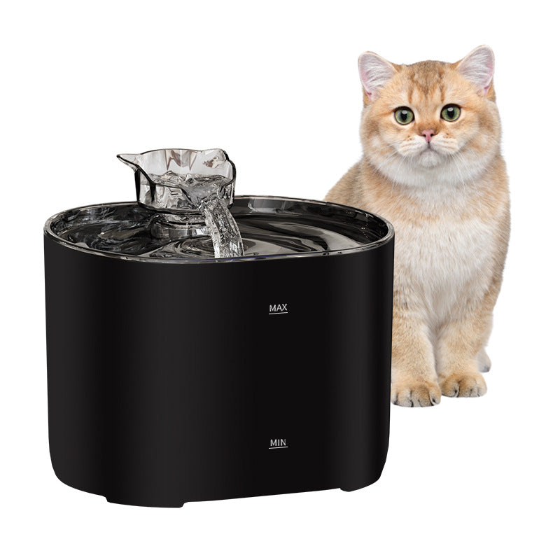 FT666 Introductory Version Automatic Pet Drinking Fountain for Cats & Dogs - Filtered Flowing Water