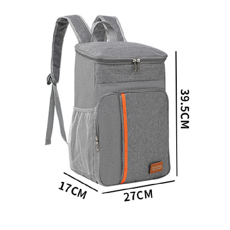 Navy blue Large Capacity Insulated Cooler Backpack 20.5L Leakproof Thermal Lunch Bag Waterproof Soft Sided Cooling Rucksack for Camping Picnic Beach & Work