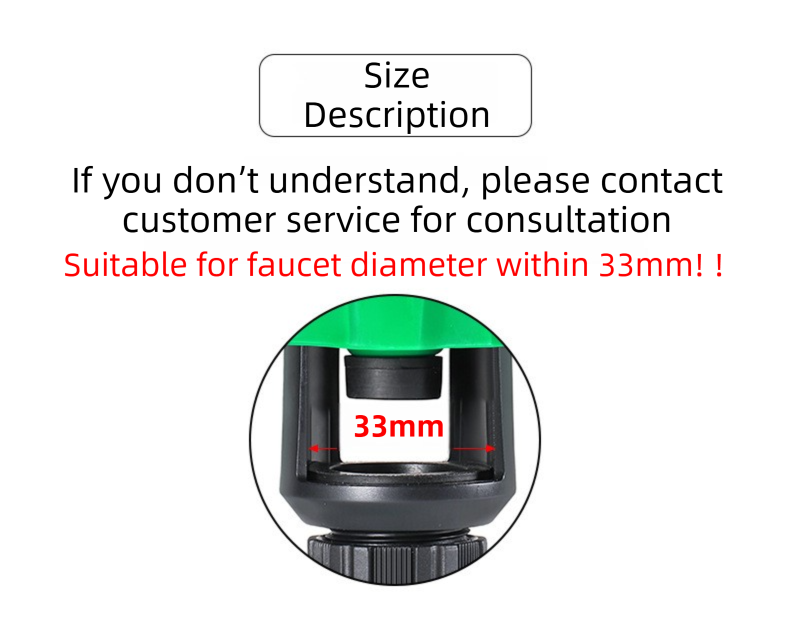 2-Pack Orange Universal Quick Connector for Taps Up To 3.3CM WIth Leak-Proof Design - Kitchen & Bathroom Mixer Tap to Garden Hose Adapter