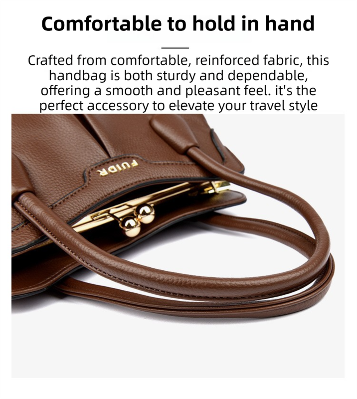 Green Women's Premium Wear-Resistant Leather Shoulder Bag - Vintage Frame Kiss-Lock Handbag & Crossbody Satchel