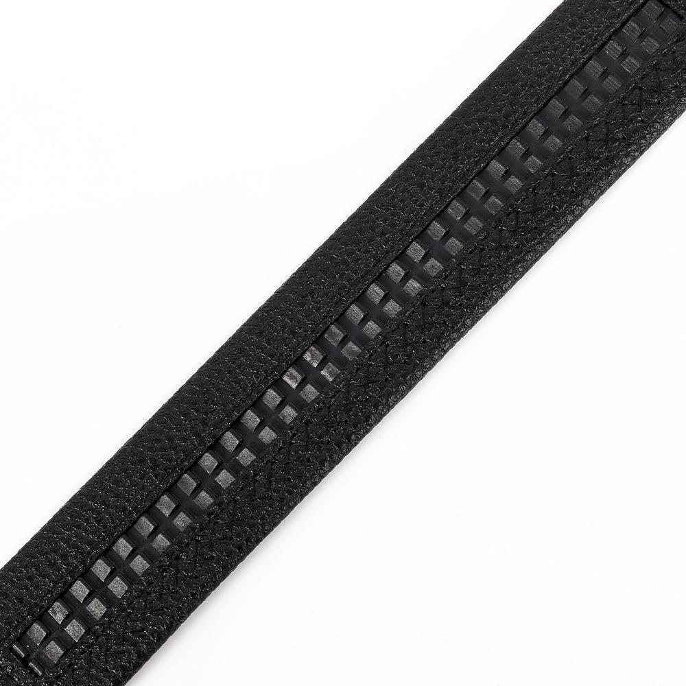 Men's Fashionable Z Style Gold Automatic Buckle Sleek Business Suit Belt - Adjustable No-Hole Waistband (3.5cm Width & 120cm Length)