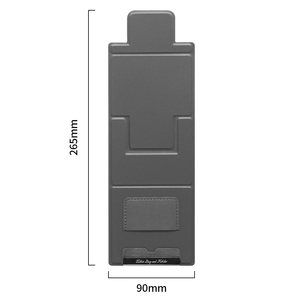2-PCS Red Portable Foldable Phone Stand with Card Holder – Compact Desktop Mobile Phone Holder for Home, Office, and Travel Use