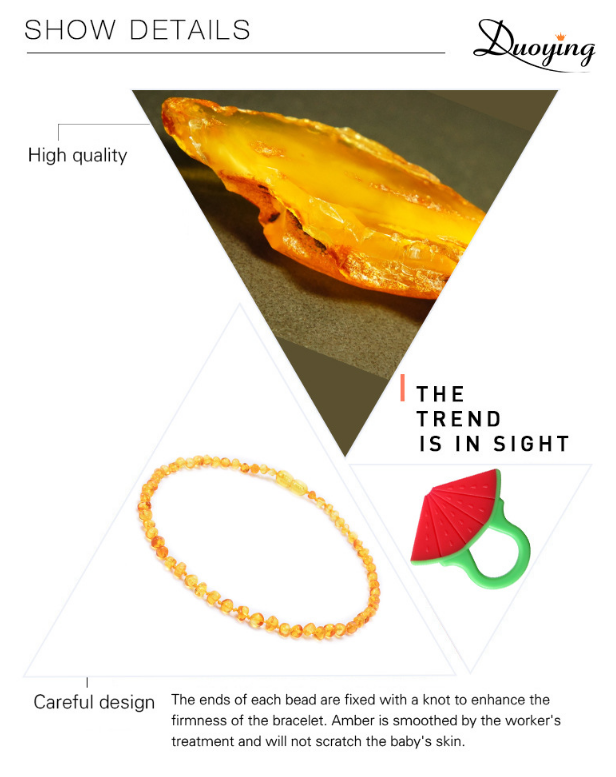 Genuine Baltic Amber Necklace for Baby & Toddler - 33cm Hand Knotted Multi-Colour Mixed Beads - Certified Natural Jewellery with Pouch