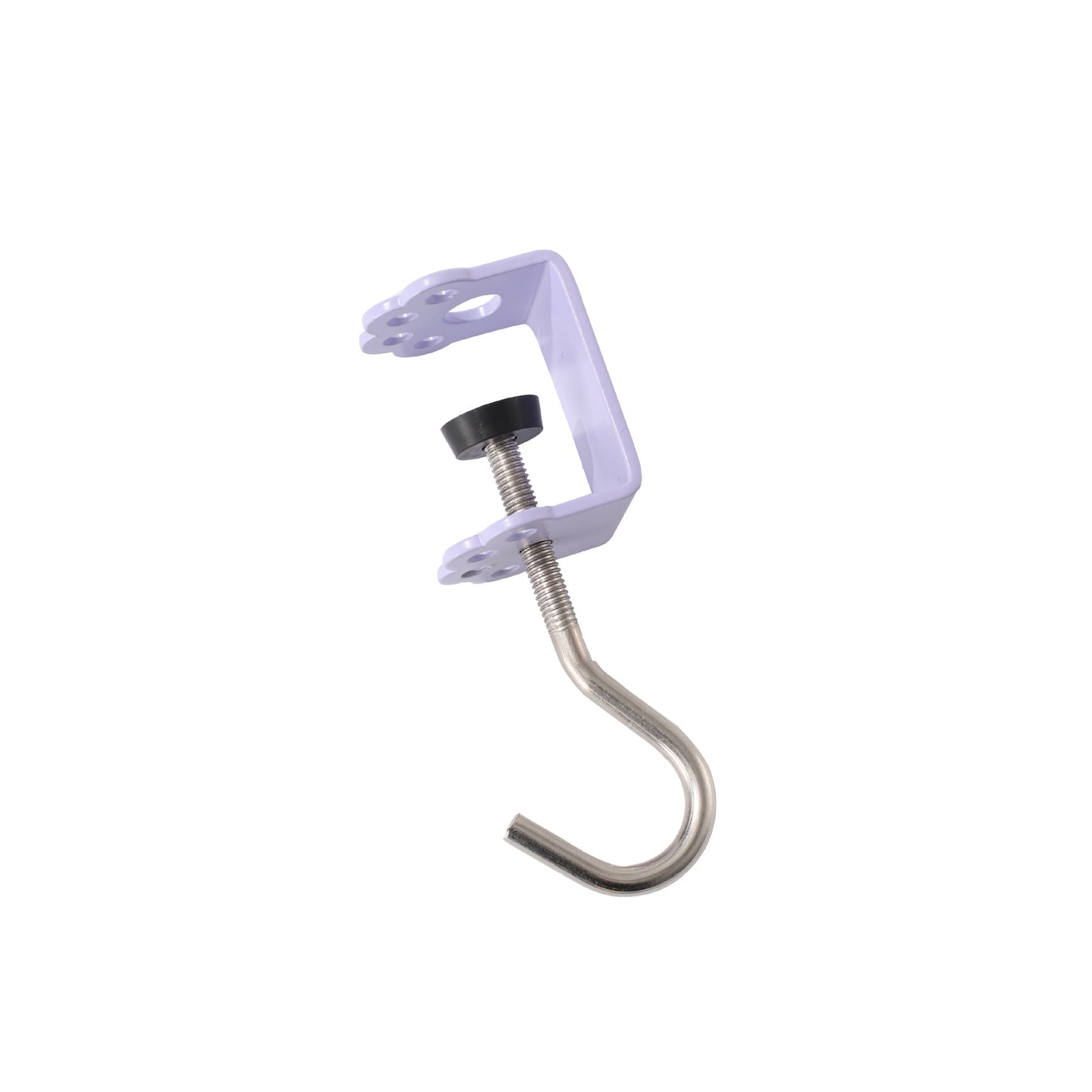 Macaron Paw Table Side Hook 2-Piece Set Adjustable Desk Hanging Clamp No-Drill Portable Bag Hook Light Blue